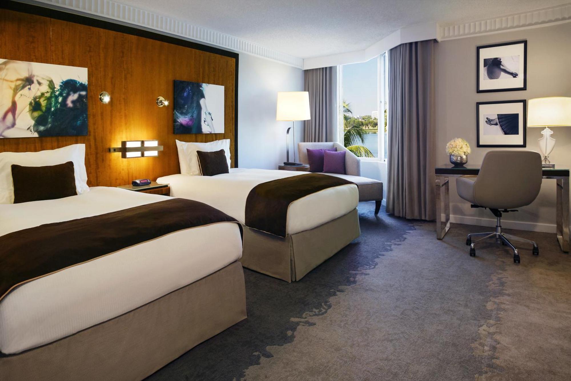 Superior Double Room Two Double Beds City View