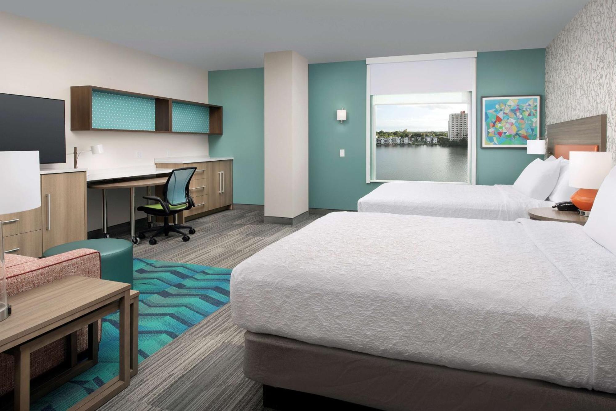 Queen Studio Two Queen Beds Non-Smoking