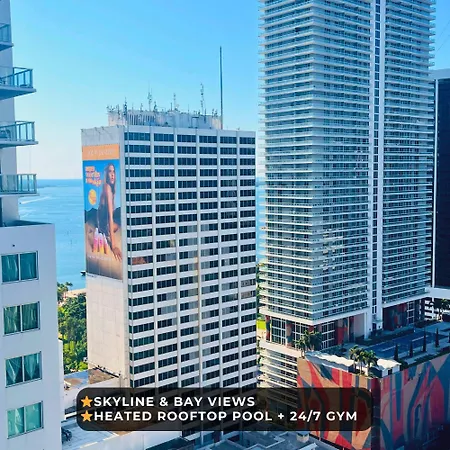Huge Studio Pool & Gym - Explore Miami'S Heat-3